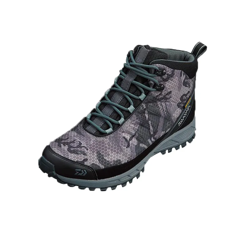 DAIWA Slip-Resistant Water-Resistant High-Top Outdoor Shoes Men's-4