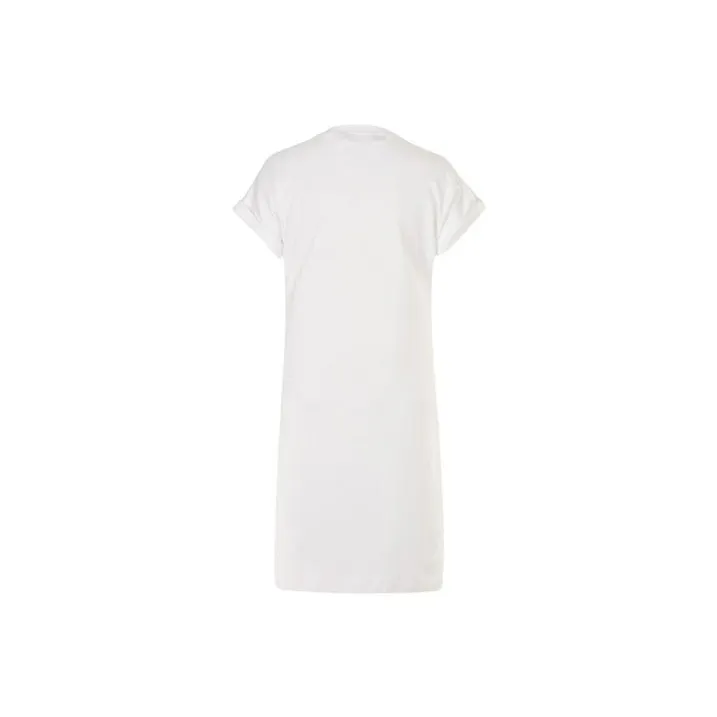 LOVE MOSCHINO Short Sleeved Dresses Women's White-1