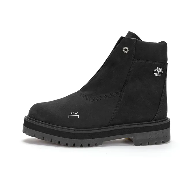 Timberland X A Cold Wall 6 Inch Premium Side Zip Boot 'Jet Black Nubuck'-0