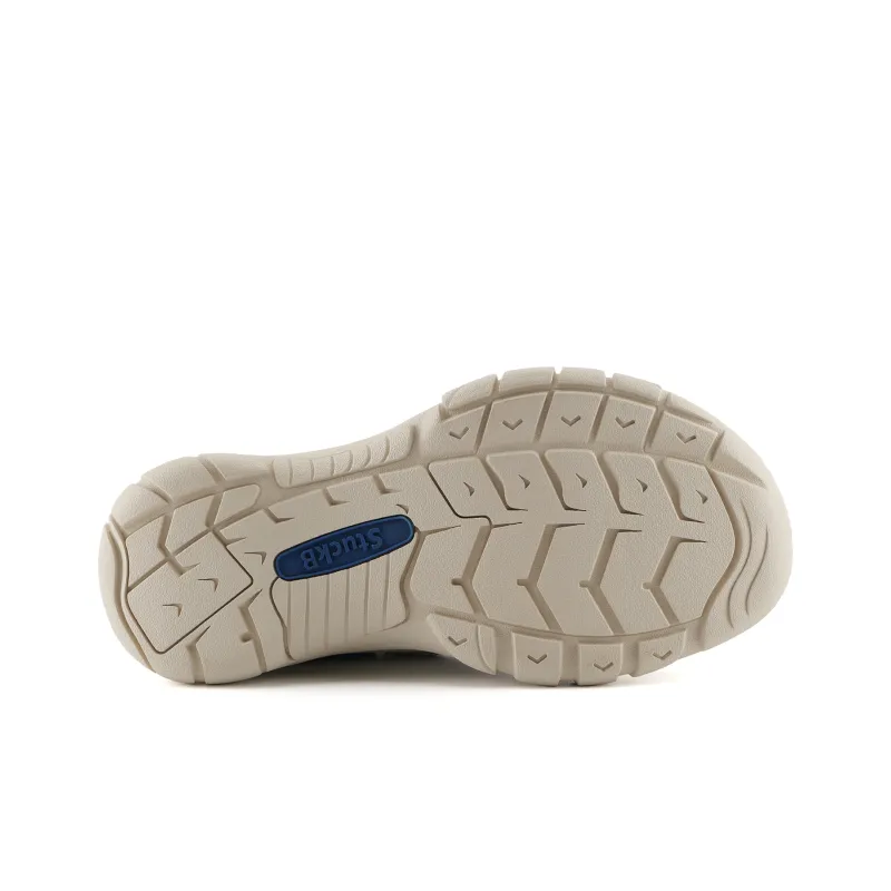 STUCKB Abrasion Resistant Slip Resistant Low Top Outdoor Shoes Unisex Beige Gray-5