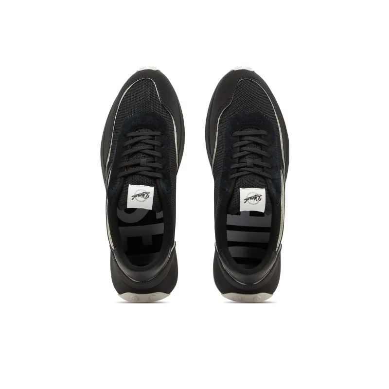 DIESEL S Racer Low Top Casual Shoes Men's Black-3