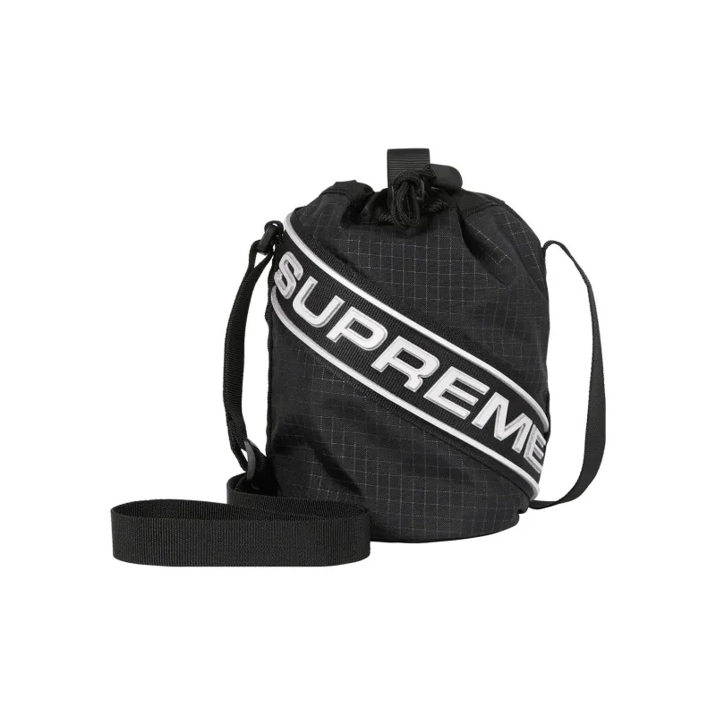Supreme Nylon Storage Bag, Toiletry Bag, Crossbody Bag Regular Unisex Black-0