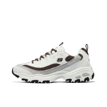 Skechers D'Lites Varsity Spirit Sneaker 'White Brown Grey'