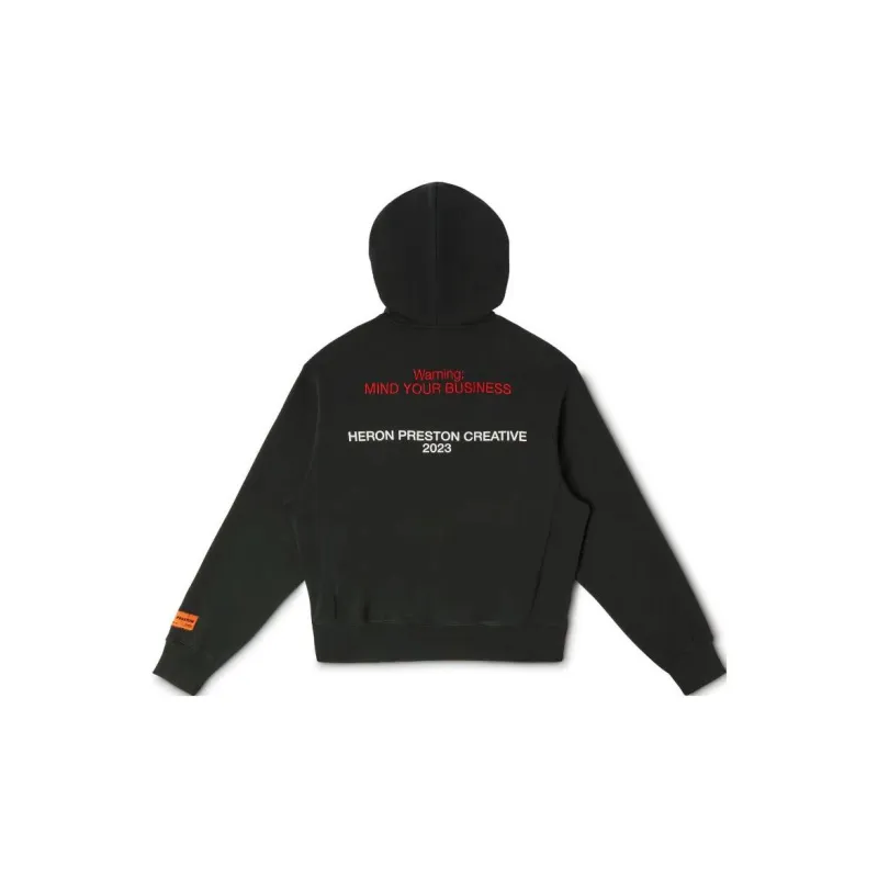 HERON PRESTON H.P.C Security Graphic-print Hoodie-1