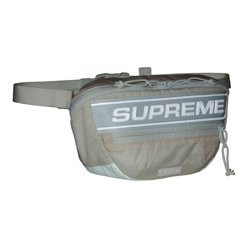Supreme Nylon Crossbody Bag, Fanny Pack Regular Unisex White-3