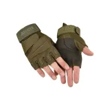 10 Upgraded Abrasion-Resistant Half Finger Green