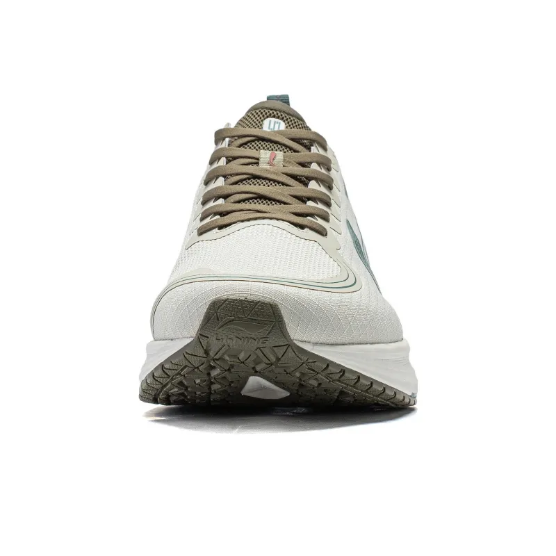 LiNing WuShi 5S 3.0 Cushioning Anti Slip And Wear Resistant Low Top Running Shoes Men's White Green-4