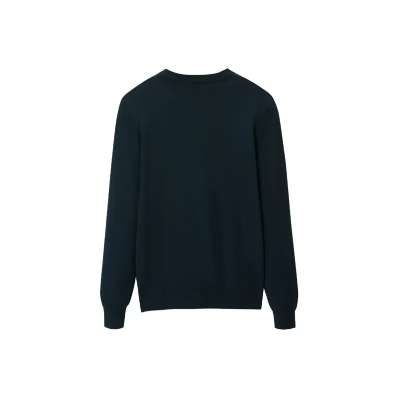 HLA Knitwear Men Dark Blue Pattern B1-1