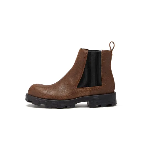 DIESEL D-Hammer Chelsea Boots Men Brown