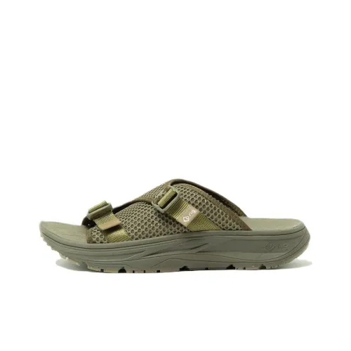 RIG FOOTWEAR 바우카 슬라이드 슬리퍼 그린 남녀공용