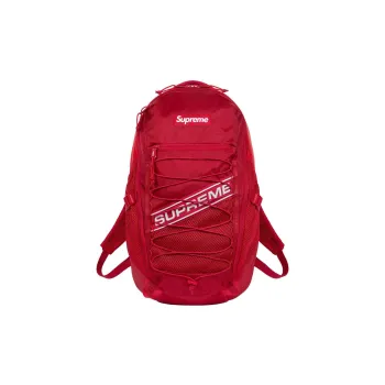 Supreme Water Resistant Nylon Backpack Unisex Red