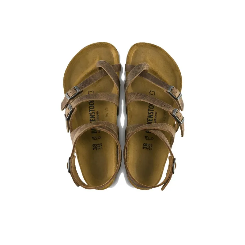 Birkenstock Seres Camberra Old Natural Leather Narrow Fit 'Tabacco'-1