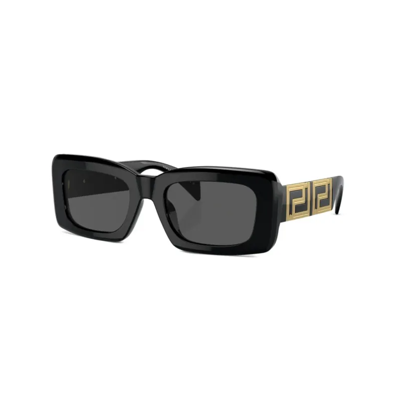 VERSACE Eyewear Greca detail Square frame Sunglasses-0