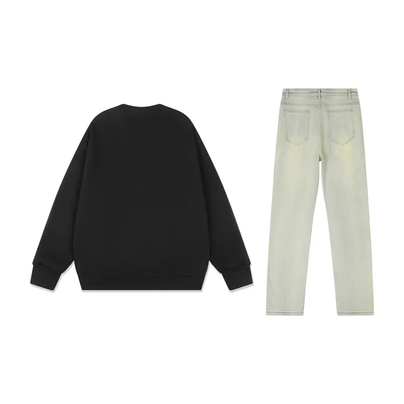 SWAMP AREA Sweatshirt Sets Unisex-4