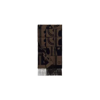 HERMES Cashmere Knit Scarves Men's