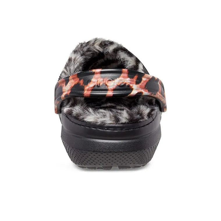 Crocs Classic Lined Animal Remix Clog 'Black & Multi'-4
