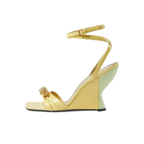 GUCCI Strap Sandals Women's Yellow