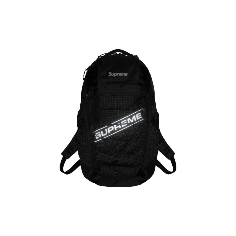 Supreme Waterproof Nylon Backpack Unisex Black-1