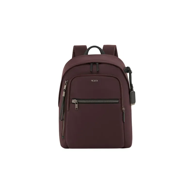 TUMI Nylon Backpack Regular Unisex Dark Plum Purple Red-0