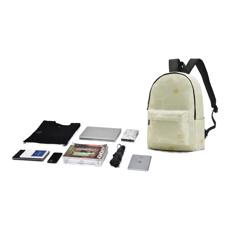 ONRF SOUNDBYTE Collaboration Polyester Backpack Laptop Bag Unisex Light Green-3