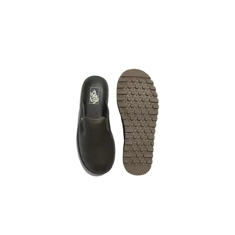 Vans Mountain Mule Vansguard Leather Shoes 'Green'-3