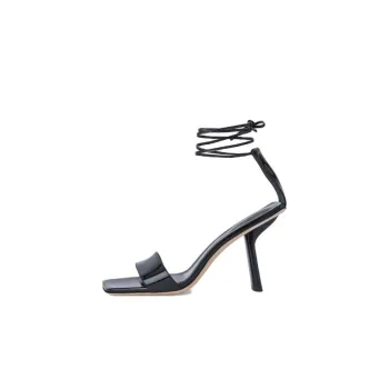 By Far Devon 100mm Leather Sandals Women's