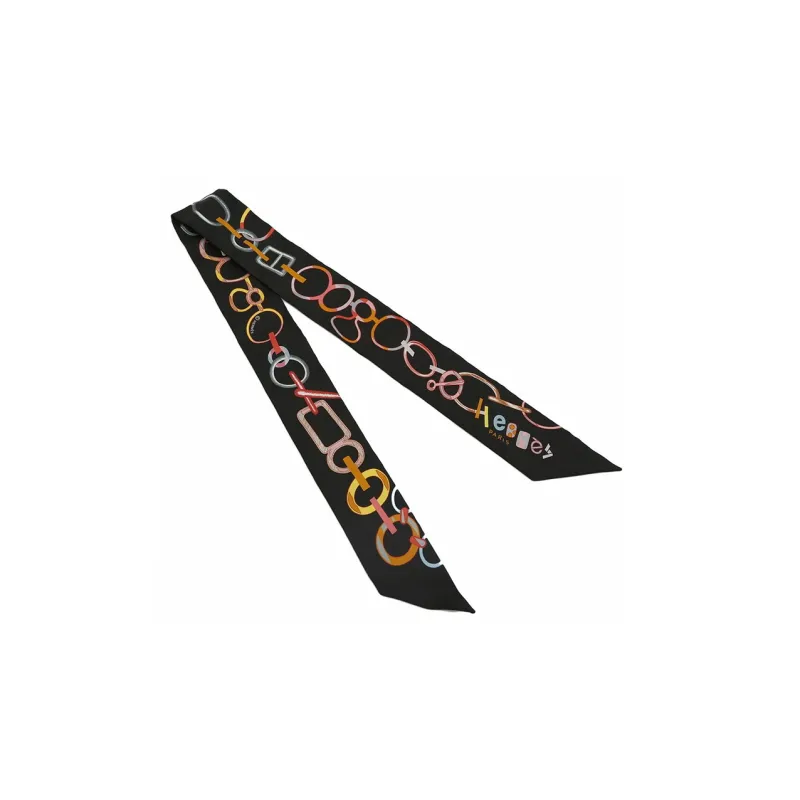 HERMES 2000 2015 Do Re Boucles Silk Twilly Scarf Scarves-1