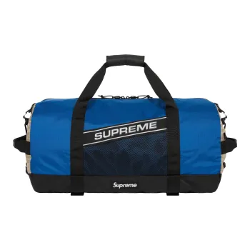 Supreme Nylon Gym Bag, Shoulder Bag, Crossbody Bag, Handbag, Travel Bag 42L Unisex Blue Gray Multicolor