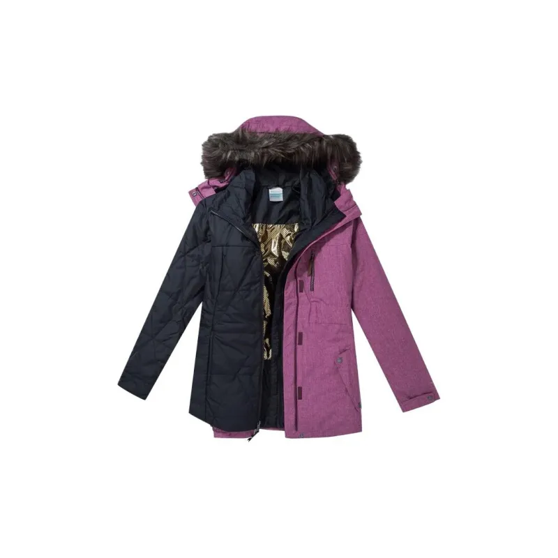 Columbia Windbreaker Jackets Women's Purple-2