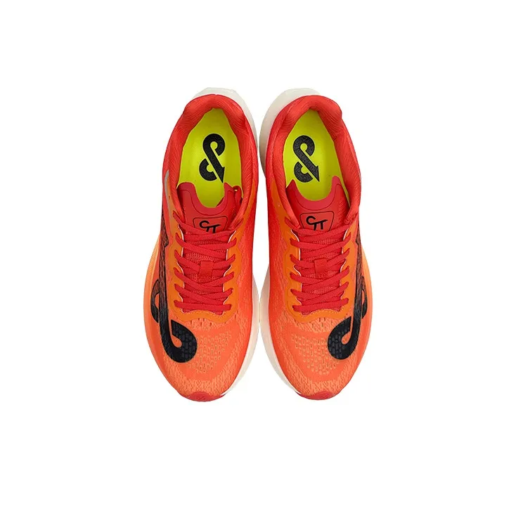 LOOP BURN Snake 1.0 Slip Resistant Low Top Training Running Shoes Unisex Mountain Red Orange-2