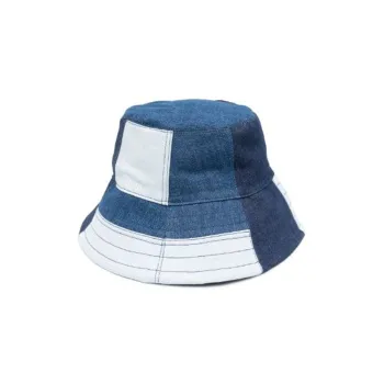 AMBUSH Denim Patchwork Drawstring Bucket Hat