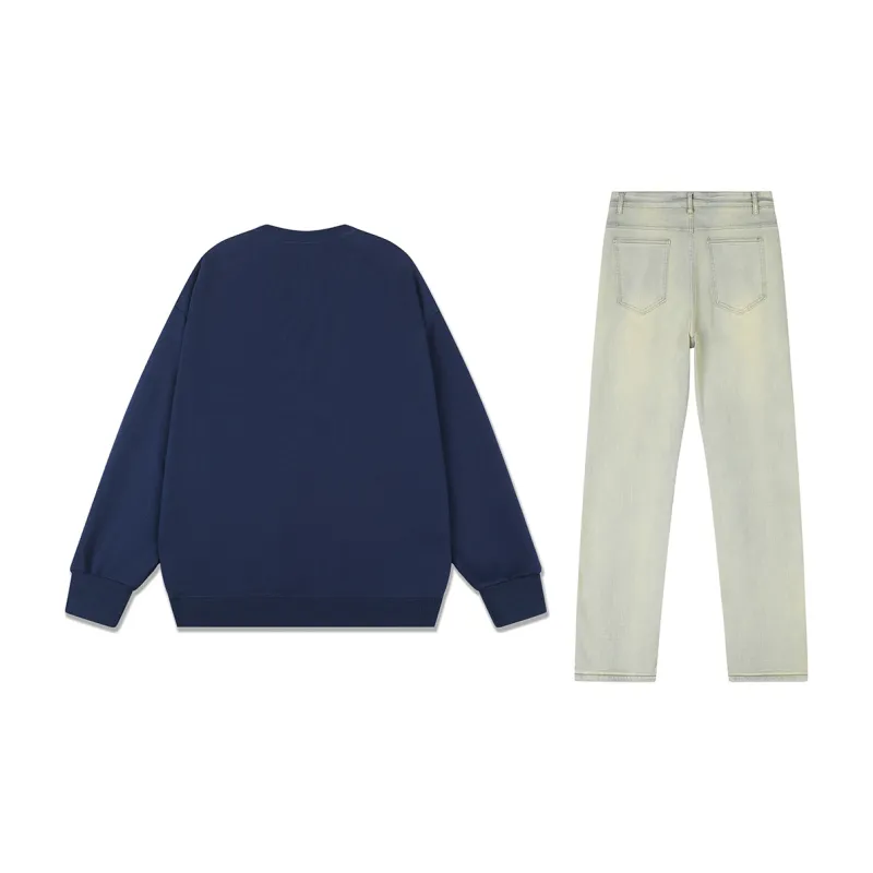 SWAMP AREA Sweatshirt Sets Unisex-15