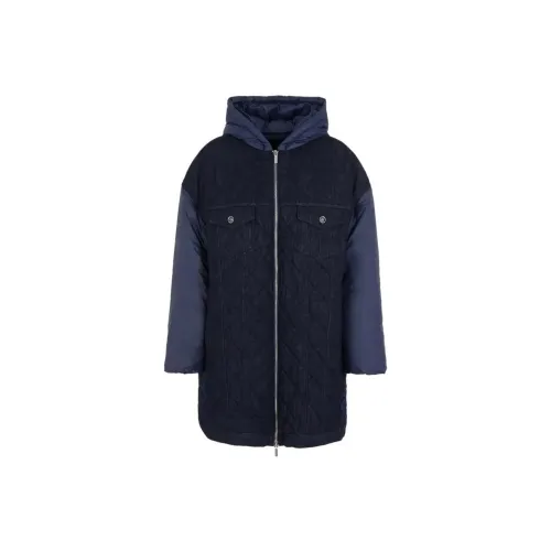 ARMANI EXCHANGE Puffer Jackets Women's Indigo