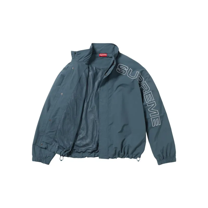 Supreme Spellout Embroidered Track Jacket-11