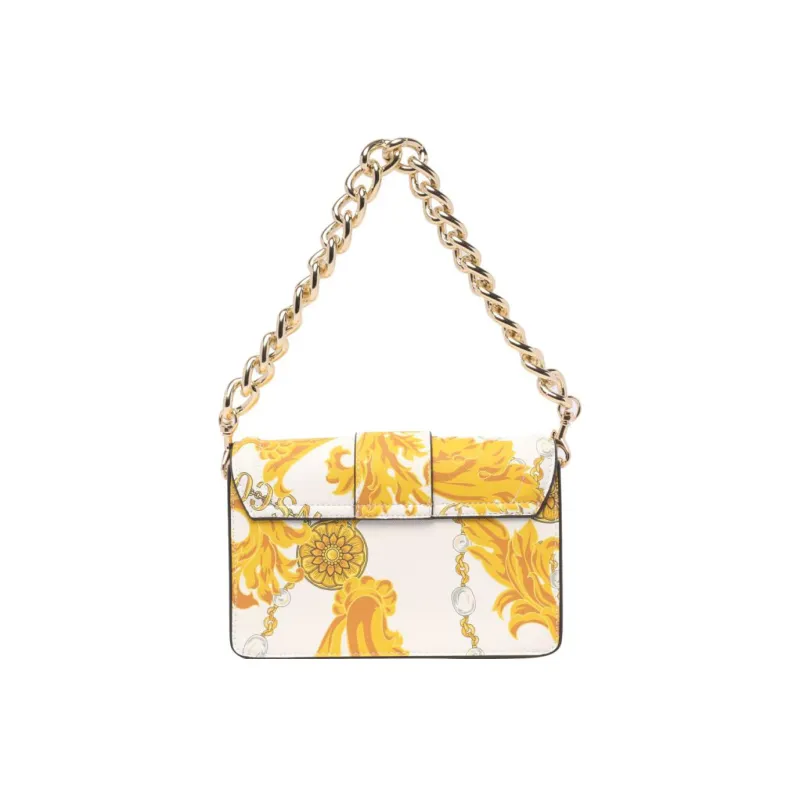 VERSACE JEANS COUTURE Polyurethane Shoulder Bag, Crossbody Bag, Handbag Women's White-4