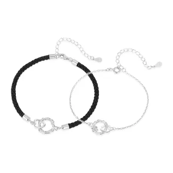 MISS TOOYA S925 Silver Bracelets Unisex