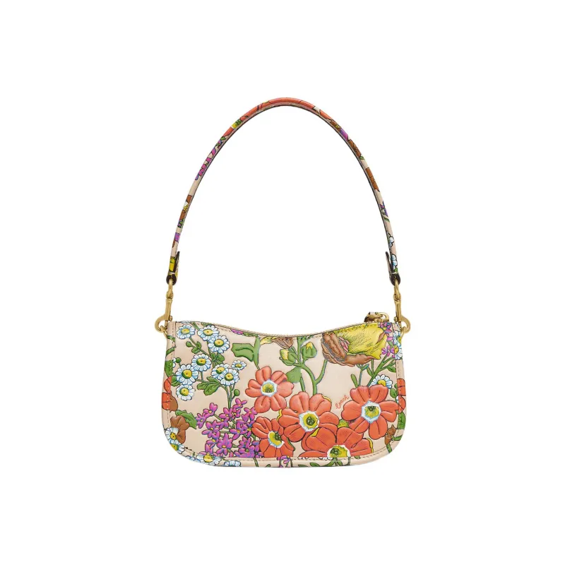 COACH Swinger Glove Tanning Shoulder Bag Handbag Shoulder Bag Women's Multicolor-2