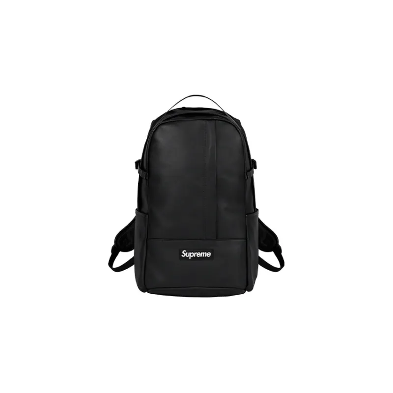 Supreme Cow Leather Backpack Regular Unisex Black-0