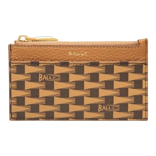 BALLY Synthetic TPU Card Holder Women's Brown