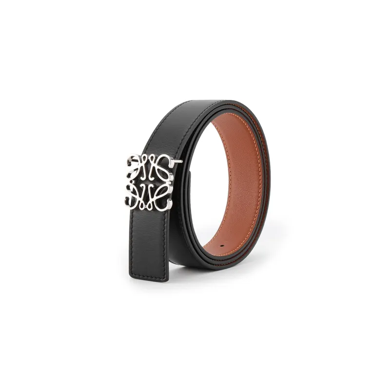 LOEWE Anagram Leather Belts Unisex - POIZON