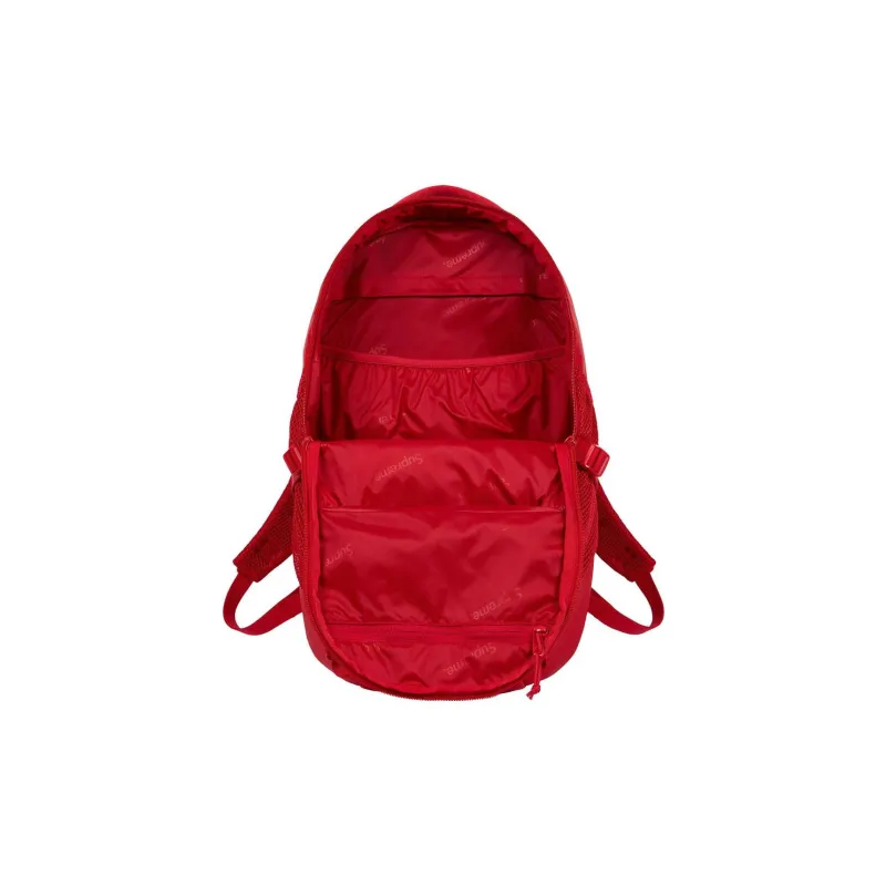 Supreme Waterproof Nylon Backpack Unisex Red-5