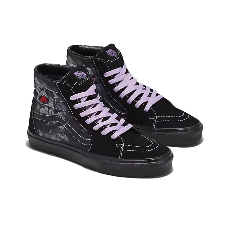 Vans Sk8 Hi 'Midnight Shift Black Skull'-2