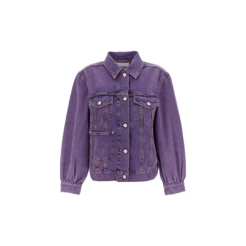 GANNI Jackets Women's Purple