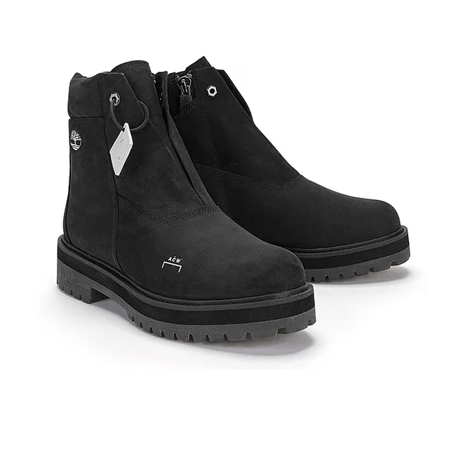 Timberland X A Cold Wall 6 Inch Premium Side Zip Boot 'Jet Black Nubuck'-3