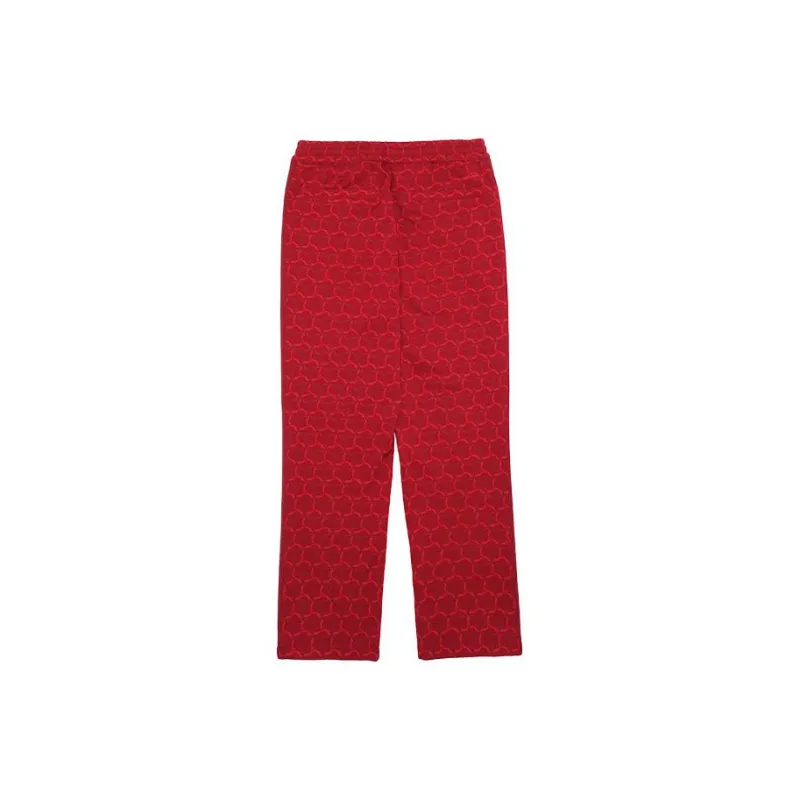 LI NING 1990 Classic Collection Casual Pants Women's Zhejiang Red-1