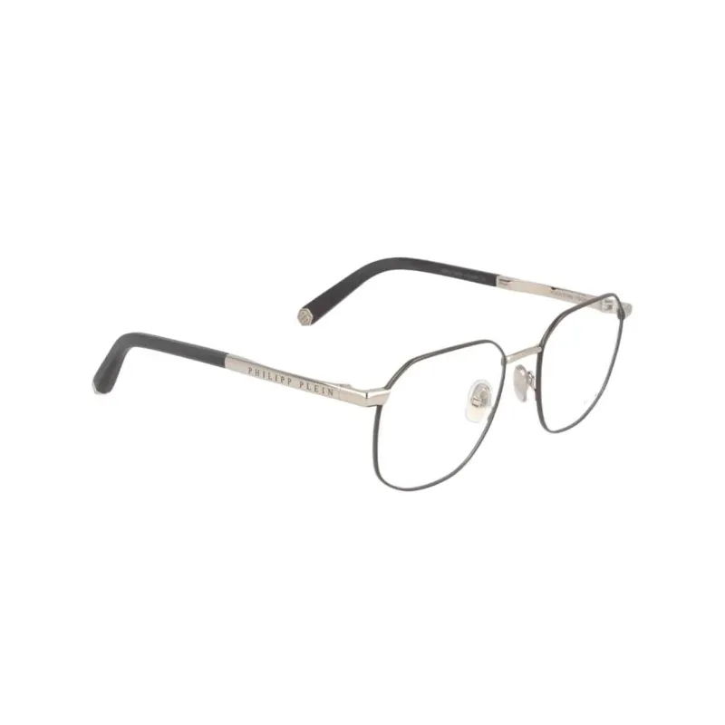 PHILIPP PLEIN Metal Irregular Shape Eyeglass Frames Women's Black/Gold-2