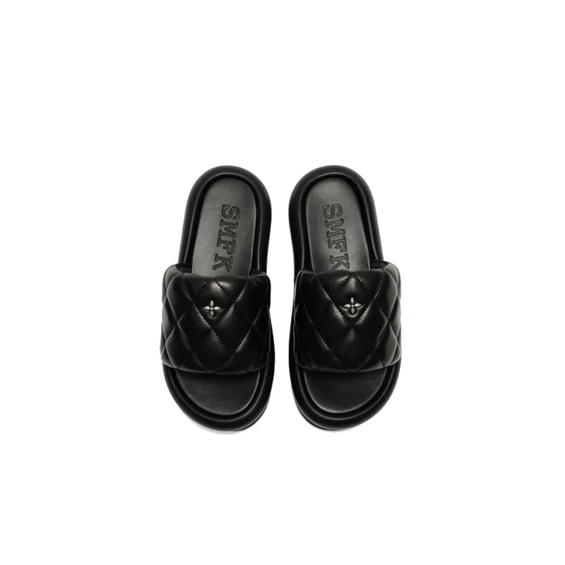 SMFK Slide Slippers Women's Wilderness Black-2
