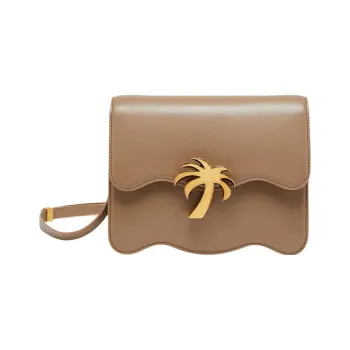 PALM ANGELS Cow Leather Crossbody Bag Shoulder Bag Women's Brown