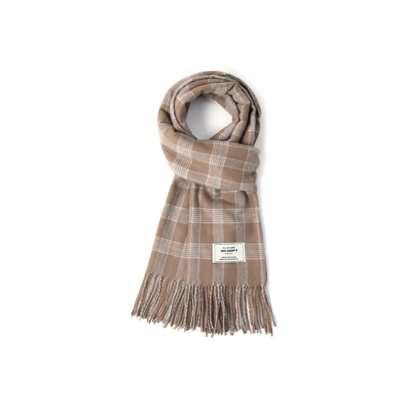 FREE RABBITⅡ Plush Yarn Scarf Unisex-2