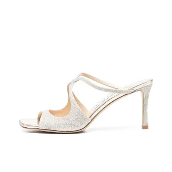 Jimmy Choo Anise 95mm Glitter Mules